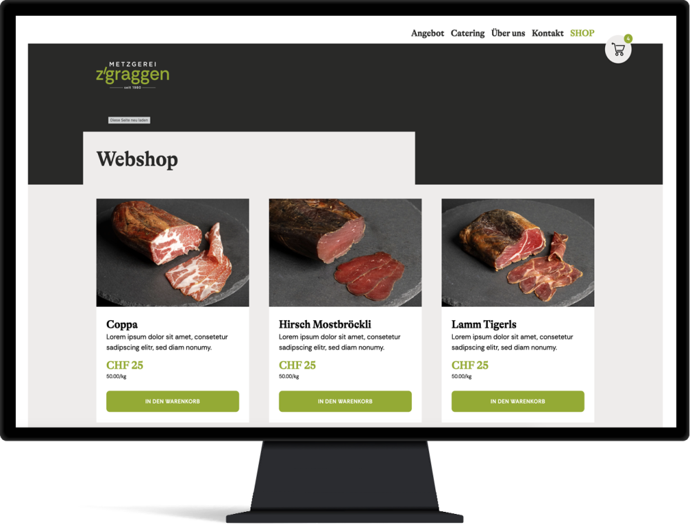 Neuer Online Shop